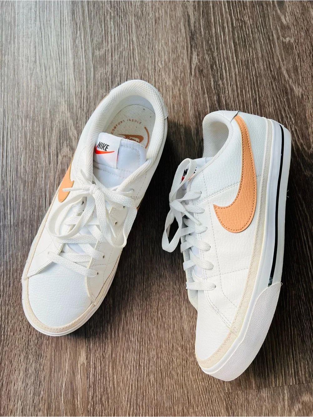 Nike Court Legacy White Desert Ochre Men’s Size 9 CU4150-102